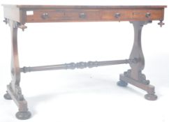 19TH CENTURY ANTIQUE GEORGIAN ROSEWOOD SOFA TABLE