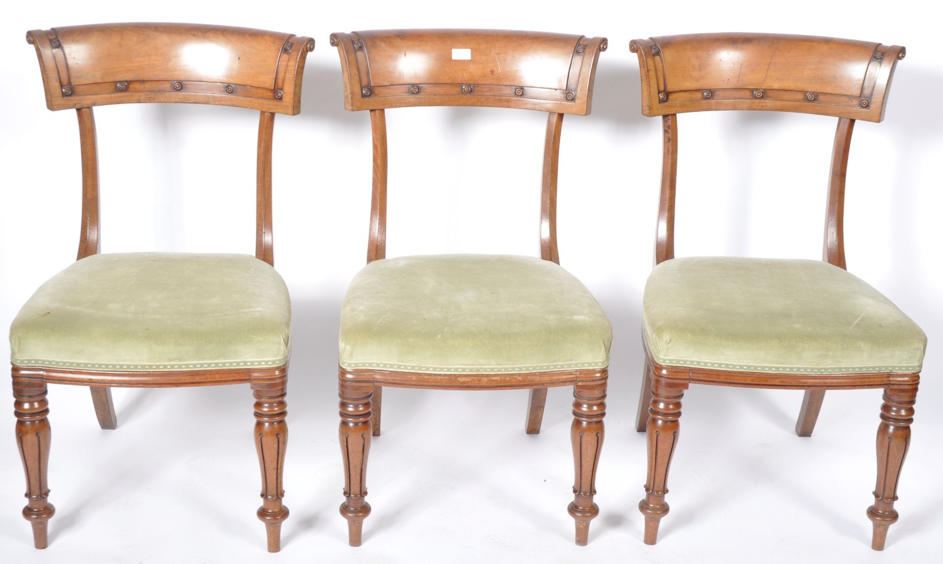 SET OF ANTIQUE GEORGIAN COUNTRY HOUSE LARGE DINING CHAIRS - Image 2 of 14