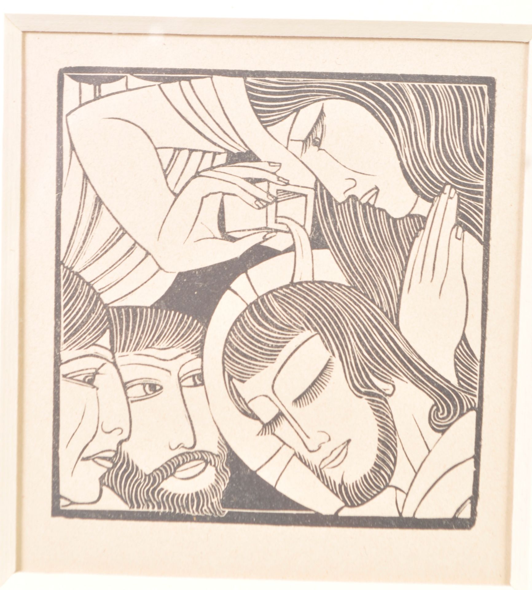 ERIC GILL - SLAUGHTER OF THE INNOCENTS & MARY MAGDALENE WOODBLOCK PRINTS - Image 4 of 8