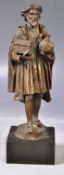 EMILE NAMUR - ANTIQUE VICTORIAN BRONZE FIGURINE ON MARBLE BASE