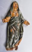 18TH CENTURY DUTCH CARVED RELIGIOUS LIMEWOOD FIGURE