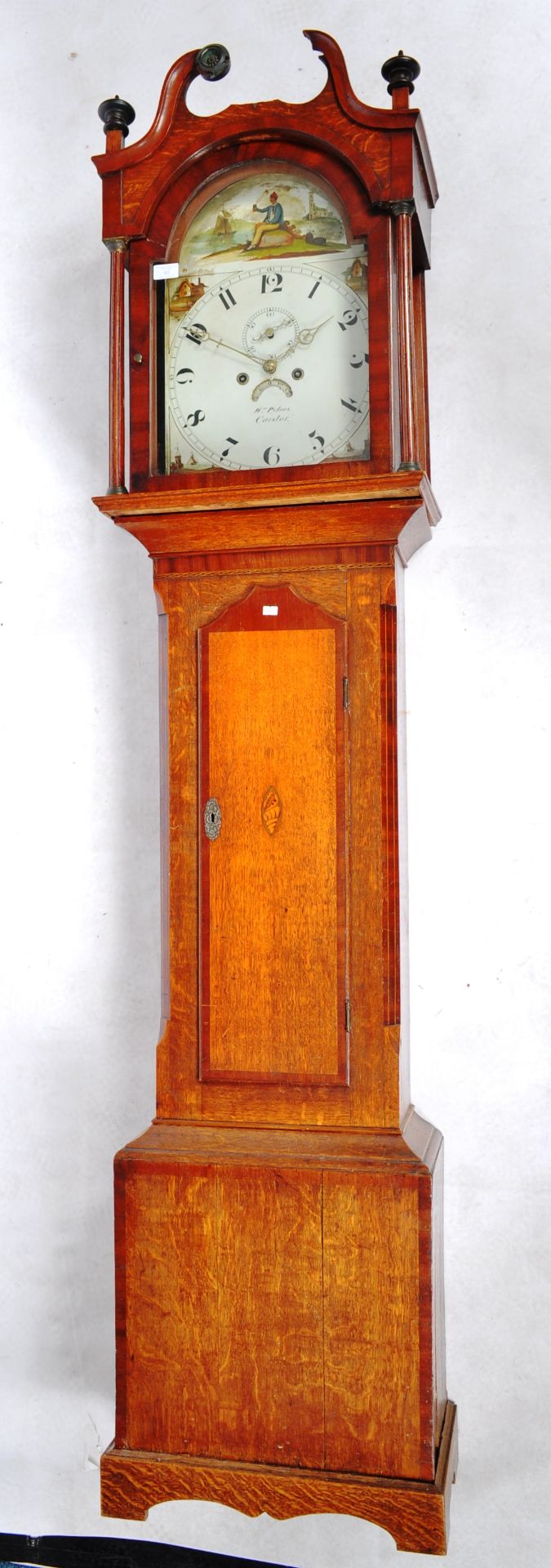 WILLIAM PYBUS OF CAISTOR GEORGIAN LONGCASE CLOCK