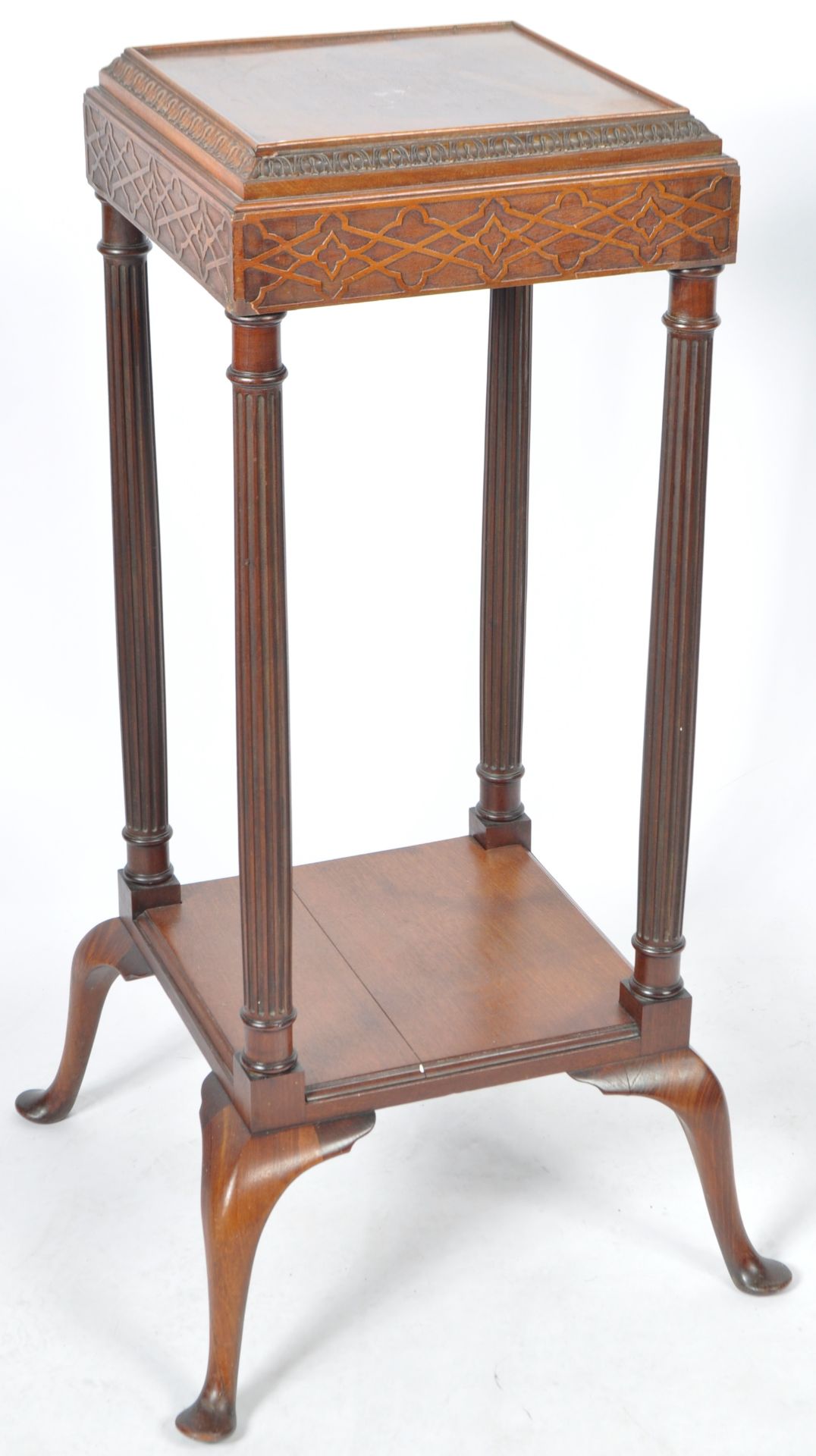 ANTIQUE 19TH CENTURY MAHOGANY BUST STAND - Image 3 of 7