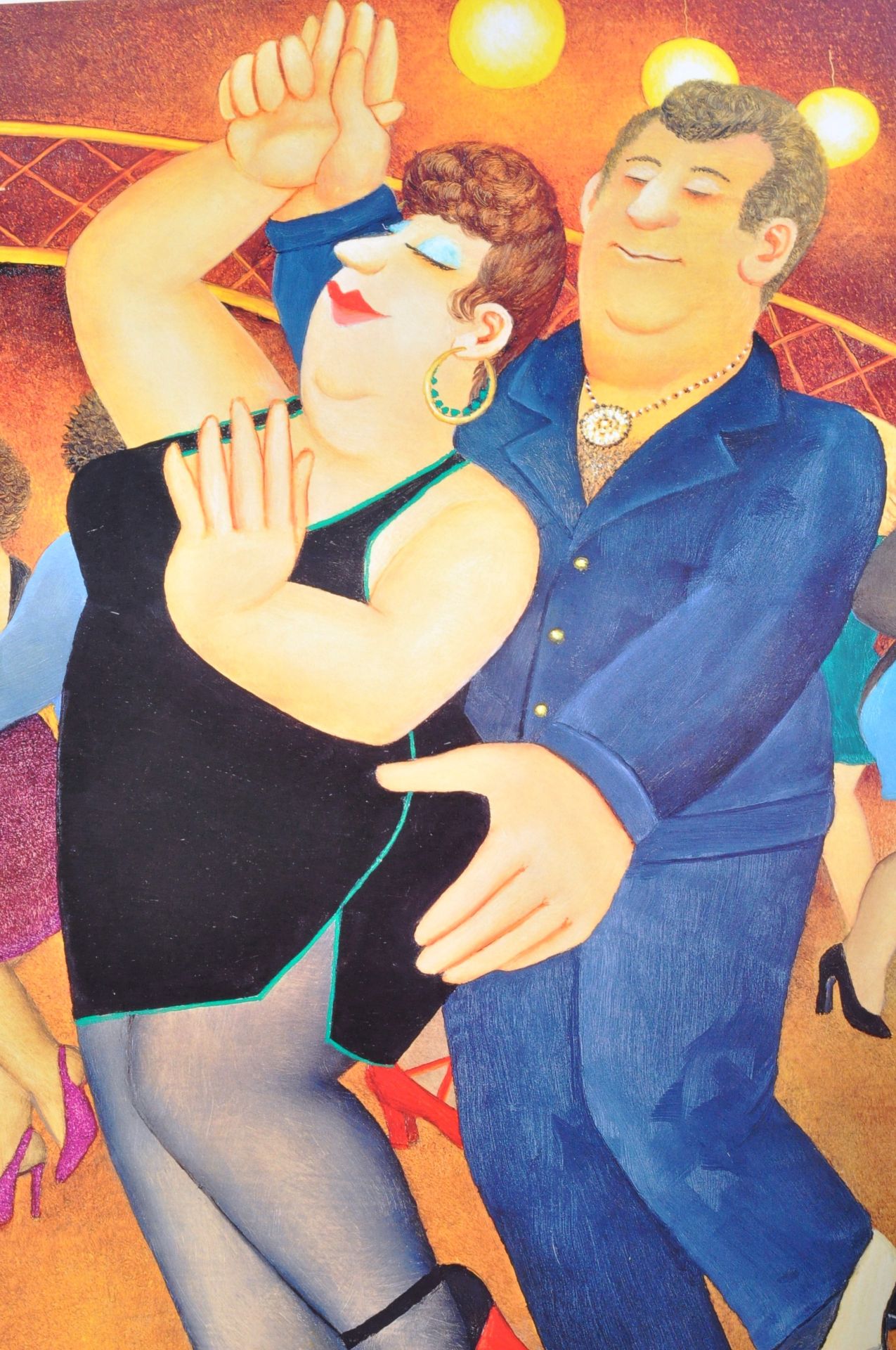 BERYL COOK SIGNED PRINT ENTITLED ' DIRTY DANCING ' - Image 3 of 4