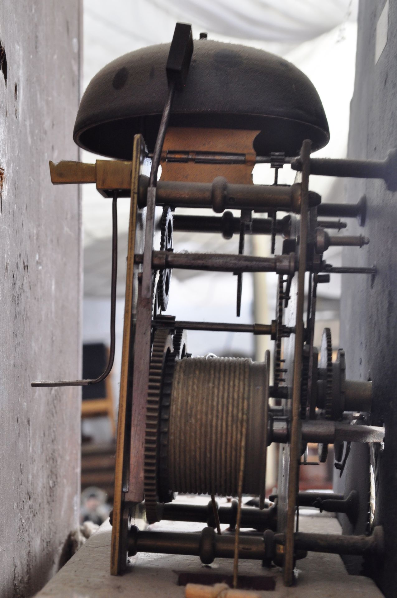 WILLIAM PYBUS OF CAISTOR GEORGIAN LONGCASE CLOCK - Bild 12 aus 14