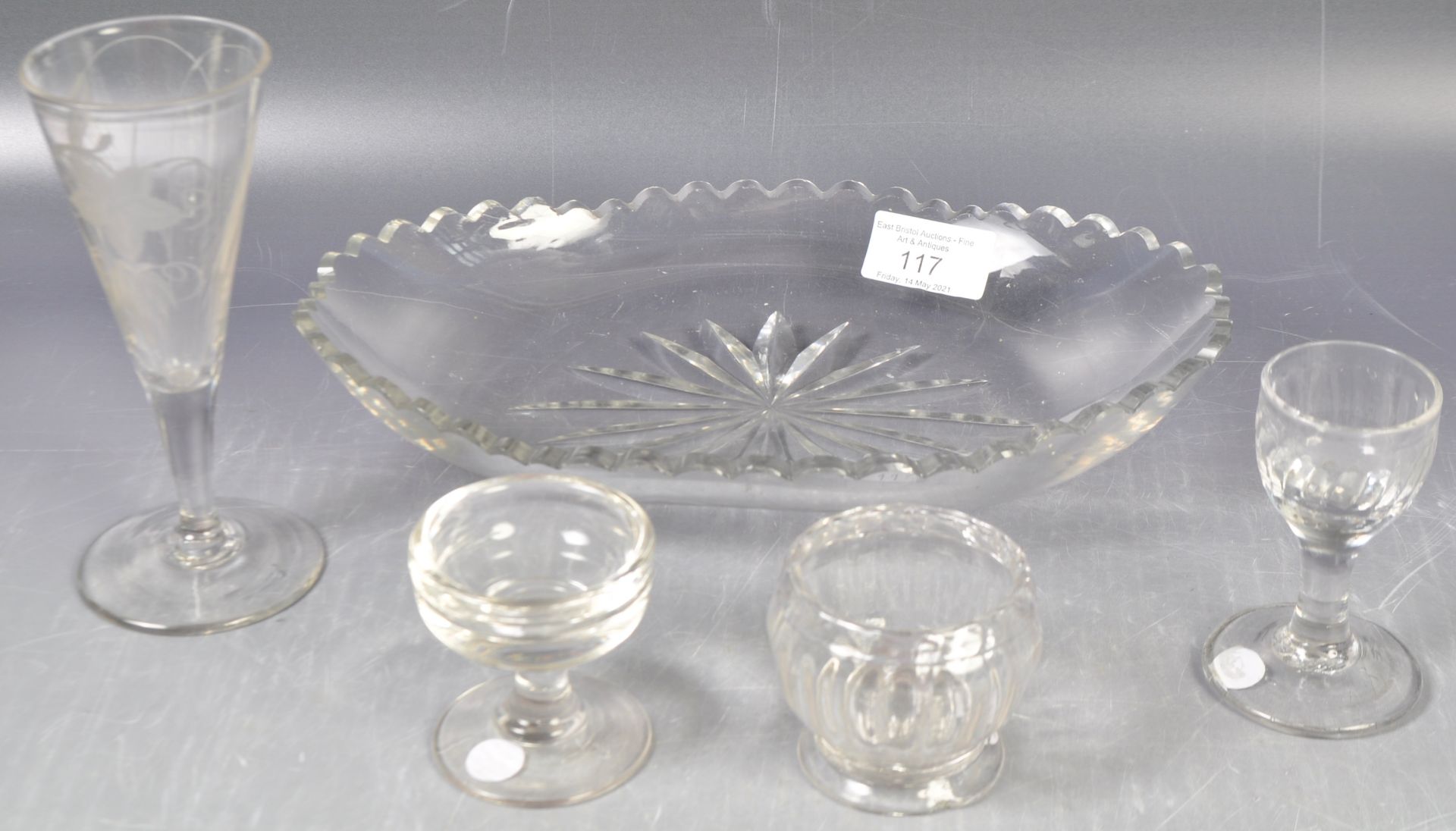 COLLECTION OF ANTIQUE 18TH/19TH CENTURY GLASS