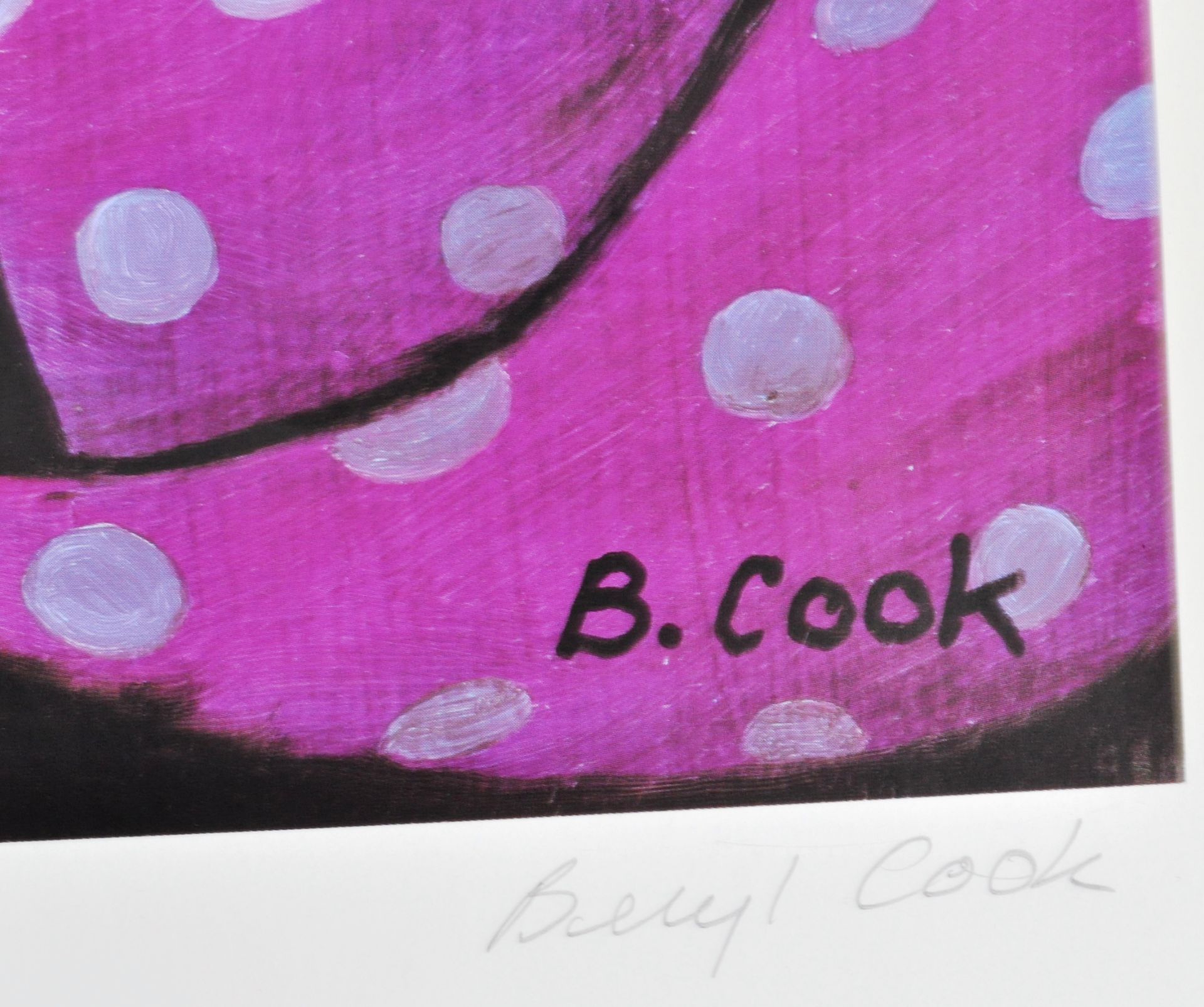 BERYL COOK LIMITED EDITION SIGNED PRINT ' DINING IN PARIS ' - Image 4 of 4