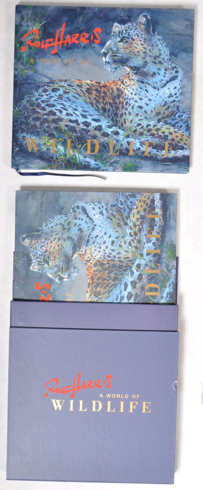 ROLF HARRIS - LEOPARD RECLINING AT DUSK - SIGNED PRINT - Image 10 of 10