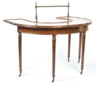 20TH CENTURY REGENCY REVIVAL MAHOGANY HUNT TABLE