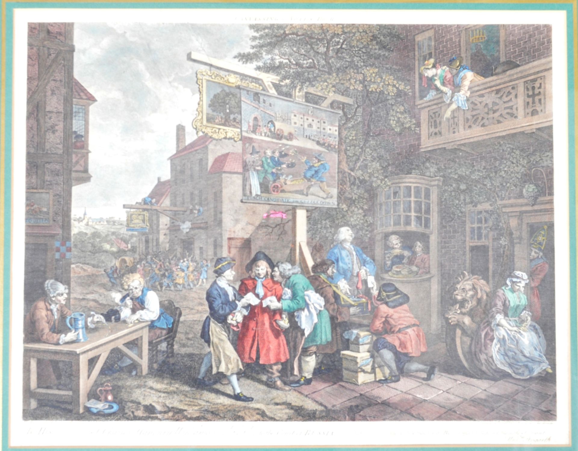 AFTER WILLIAM HOGARTH - SET OF POLITICAL ENGRAVINGS - Image 4 of 27