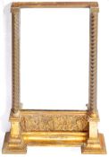 ANTIQUE EARLY 19TH CENTURY REGENCY GILT GESSO PAINTED PIER MIRROR