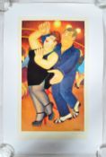 BERYL COOK SIGNED PRINT ENTITLED ' DIRTY DANCING '