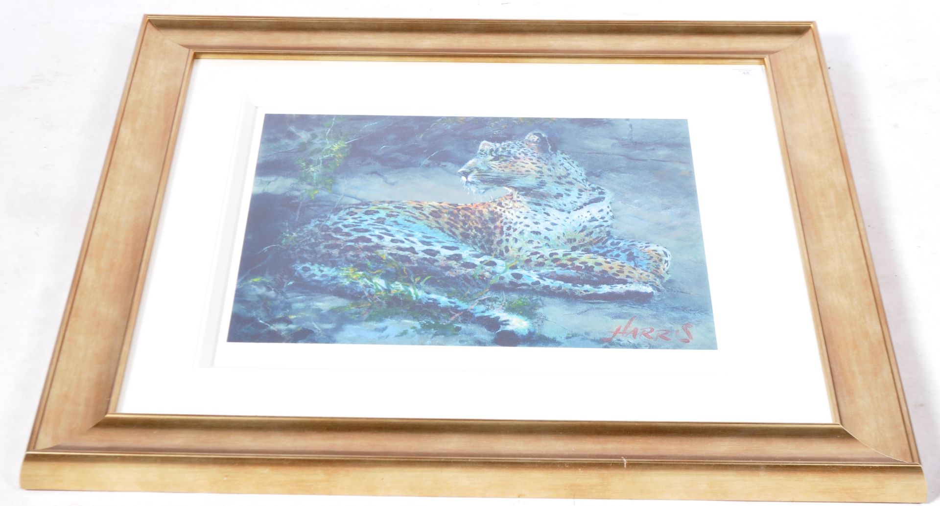 ROLF HARRIS - LEOPARD RECLINING AT DUSK - SIGNED PRINT - Image 7 of 10