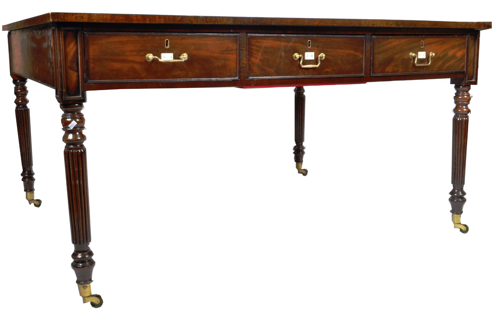 ANTIQUE 19TH CENTURY GILLOWS MANNER PARTNERS DESK LIBRARY TABLE