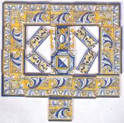 COLLECTION OF ANTIQUE ITALIAN MAIOLICA FAIENCE TILES