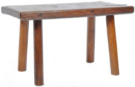 ANTIQUE GEORGIAN ENGLISH ELM / OAK MILKING STOOL