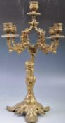 EARLY 20TH CENTURY ITALIAN ANTIQUE ROCOCO INFLUENCE CHERUB CHANDELIER