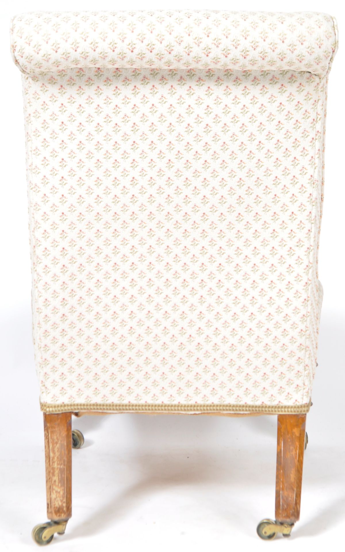 ORIGINAL GILLOW STAMPED LOW BEDROOM CHAIR - Image 7 of 8