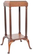 ANTIQUE 19TH CENTURY MAHOGANY BUST STAND