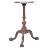 ANTIQUE 18TH CENTURY GEORGIAN MAHOGANY TRIPOD WINE TABLE