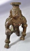 ANTIQUE 18TH CENTURY SOUTHERN INDIAN BRONZE OF THE BOY KRISHNA