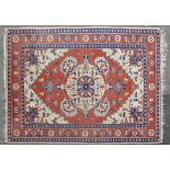 RETAILED BY MAPLE & CO ANTIQUE PERSIAN / ISLAMIC RUG