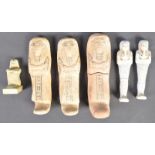 COLLECTION OF 20TH CENTURY EGYPTIAN FIGURINES