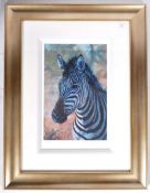 ROLF HARRIS - YOUNG ZEBRA - LIMITED EDITION SIGNED PRINT