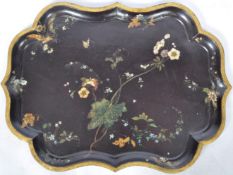 19TH CENTURY GEORGIAN REGENCY PONTYPOOL TOLEWARE TRAY