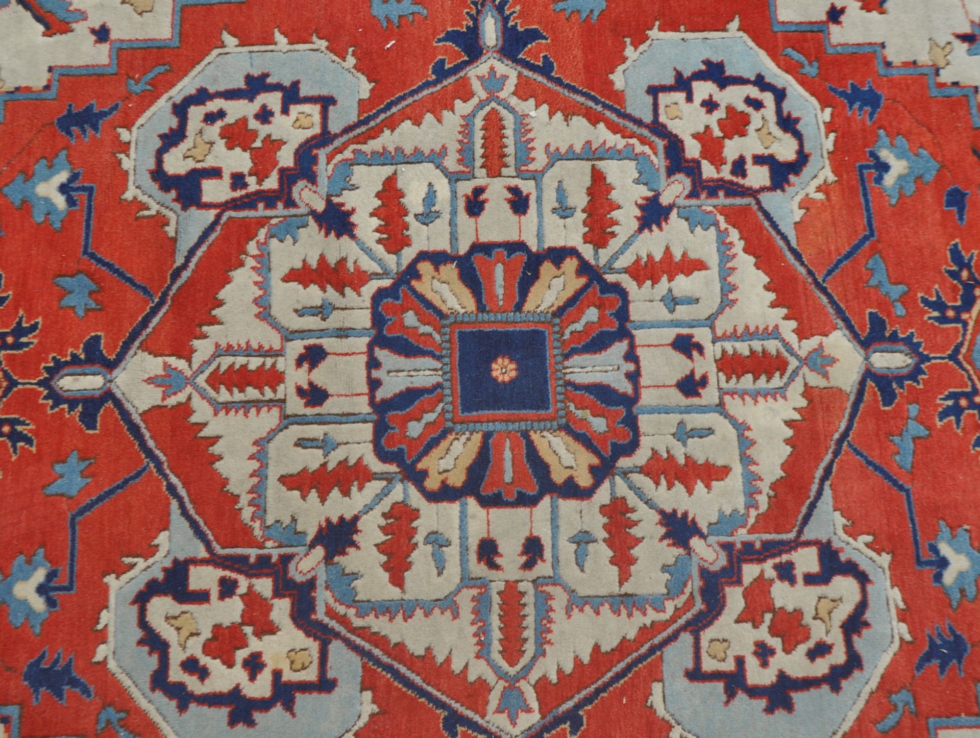 RETAILED BY MAPLE & CO ANTIQUE PERSIAN / ISLAMIC RUG - Image 3 of 5