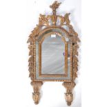 ANTIQUE 18TH CENTURY ITALIN GILT FRAMED PIER MIRROR