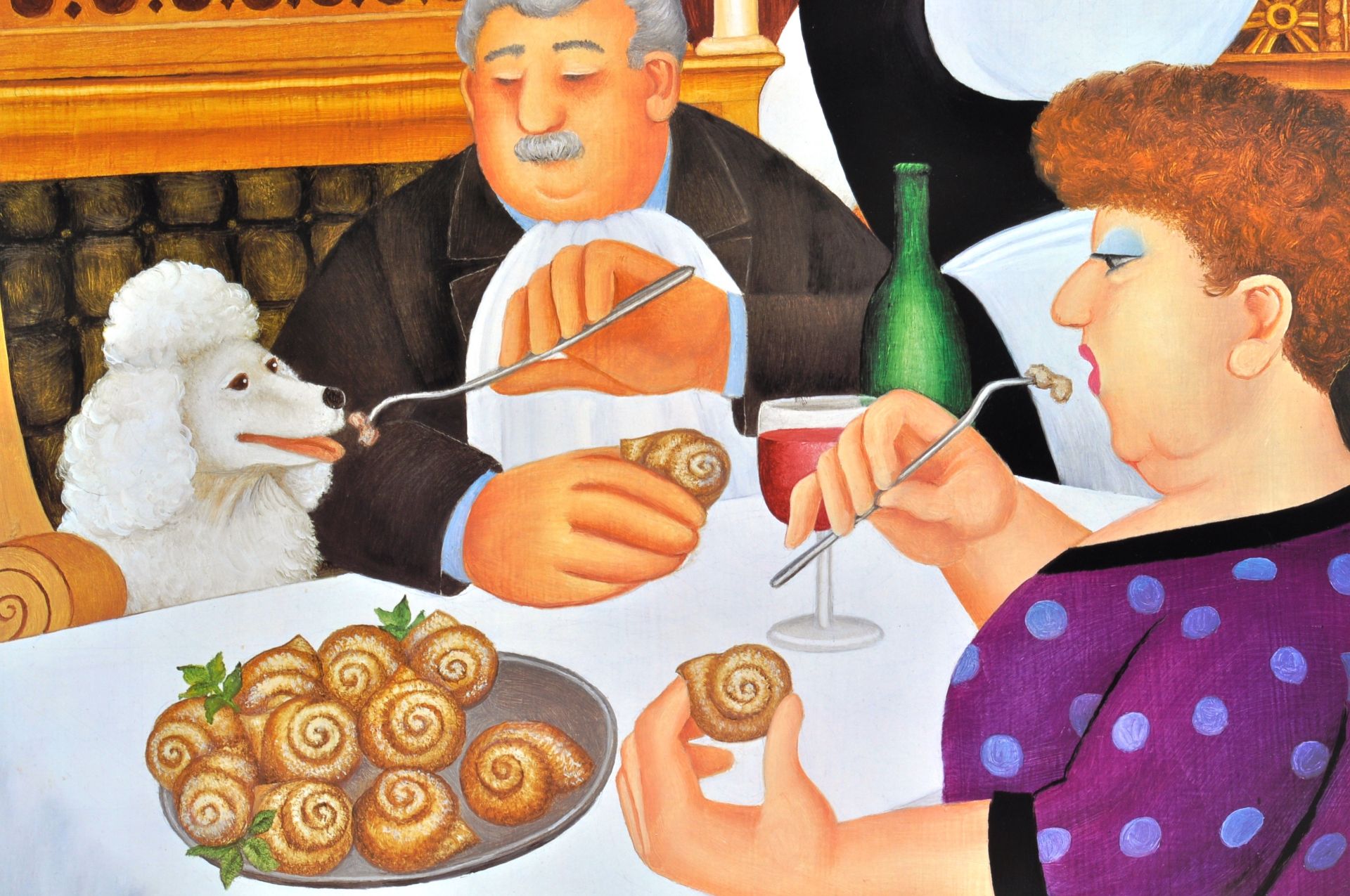 BERYL COOK LIMITED EDITION SIGNED PRINT ' DINING IN PARIS ' - Image 3 of 4