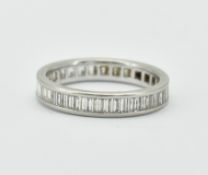 PLATINUM AND DIAMOND ETERNITY RING APPROX 1.3CT