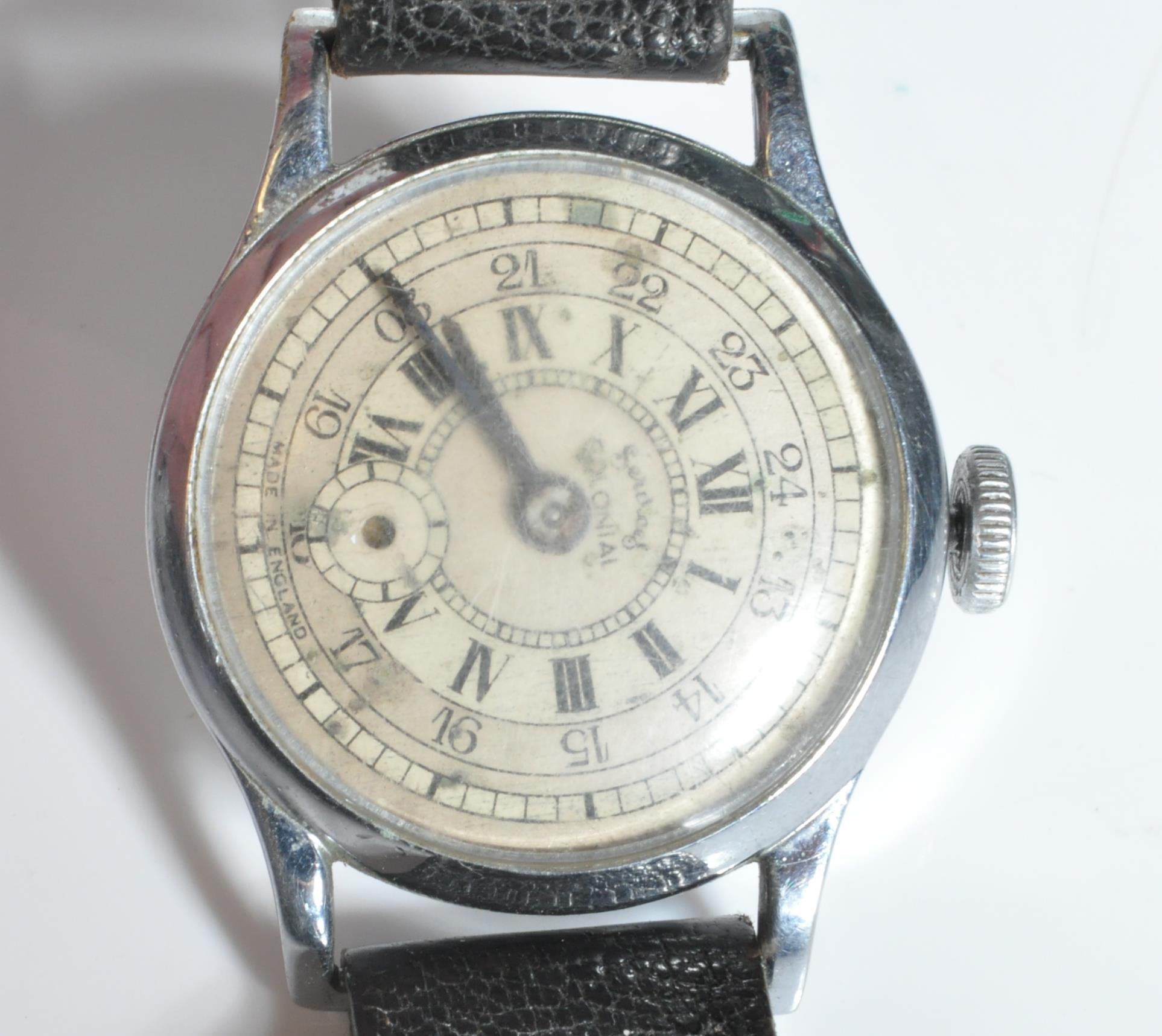 MID 20TH CENTURY SERVICES COLONIAL GENTLEMEN'S WRISTWATCH - Image 6 of 11