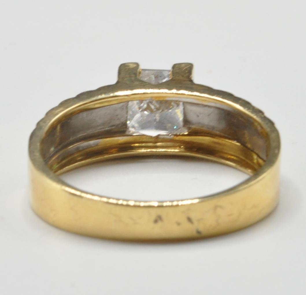 GENTLEMAN'S 18CT GOLD AND DIAMOND RING - Image 6 of 7