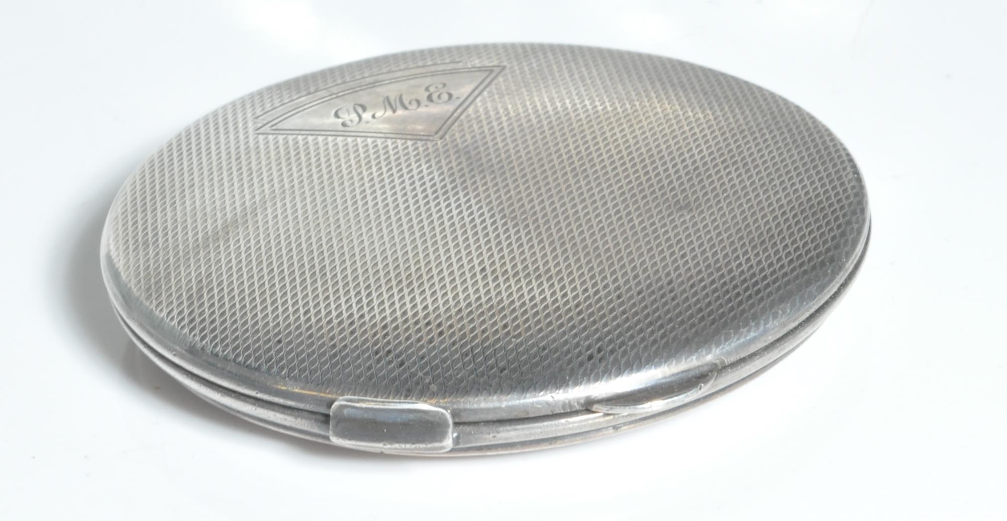 SILVER HALLMARKED ART DECO LADIES COMPACT - Image 3 of 6