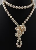 GOOD STRING OF CULTURED PEARLS - NECKLACE