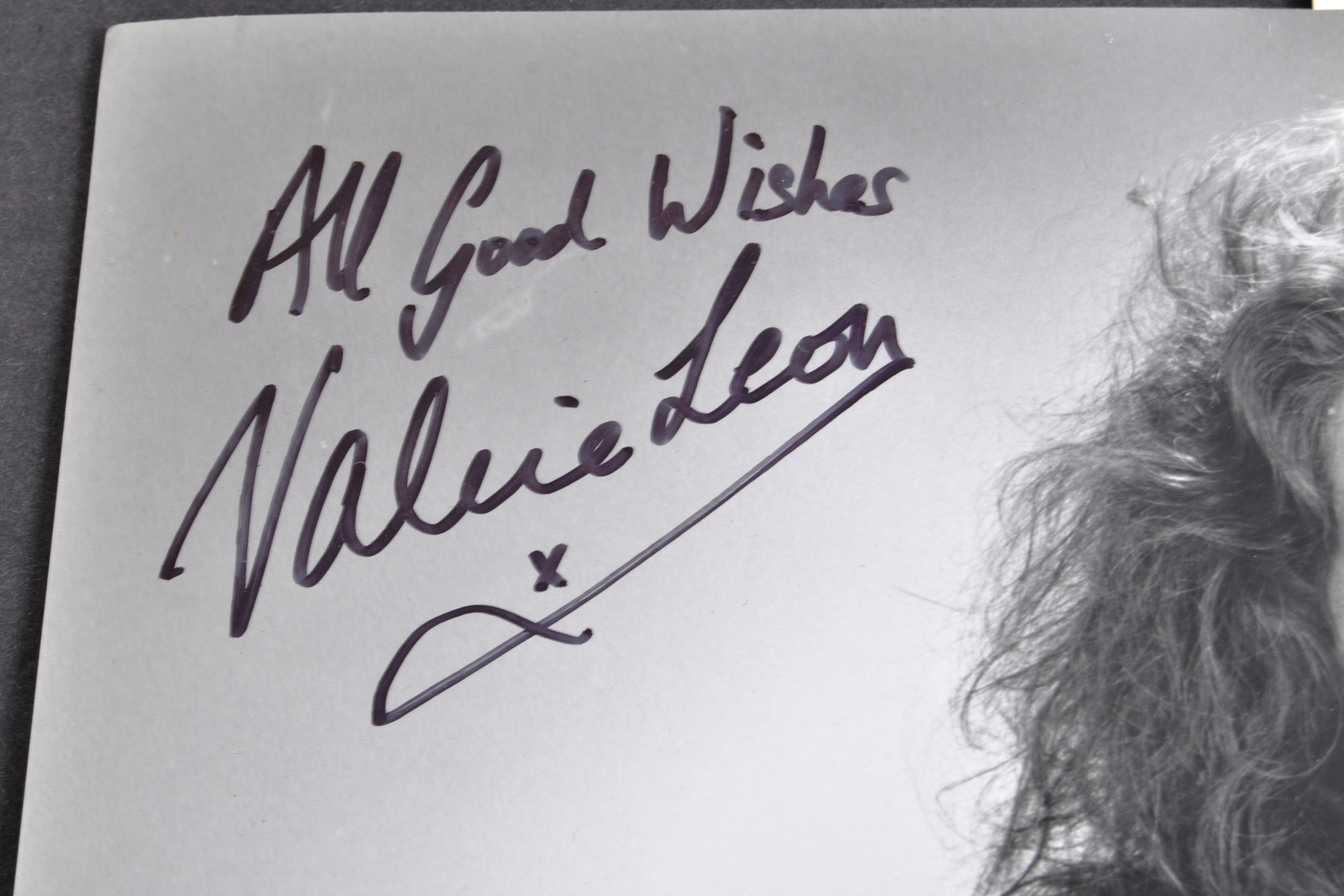 COLLECTION OF VALERIE LEON - SIGNED PHOTOGRAPHS - Image 5 of 7