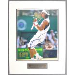 RAFAEL NADAL - TENNIS PLAYER - AUTOGRAPHED 8X10" PHOTO DISPLAY