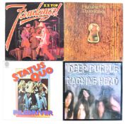 MIXED GROUP OF FOUR ROCK VINYL RECORD ALBUMS