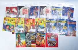 BERTRAM MILLS CIRCUS - COLLECTION OF 1950S & 1960S PROGRAMMES