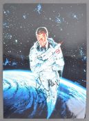 SIR ROGER MOORE - JAMES BOND 007 MOONRAKER SIGNED 16X12" PHOTO