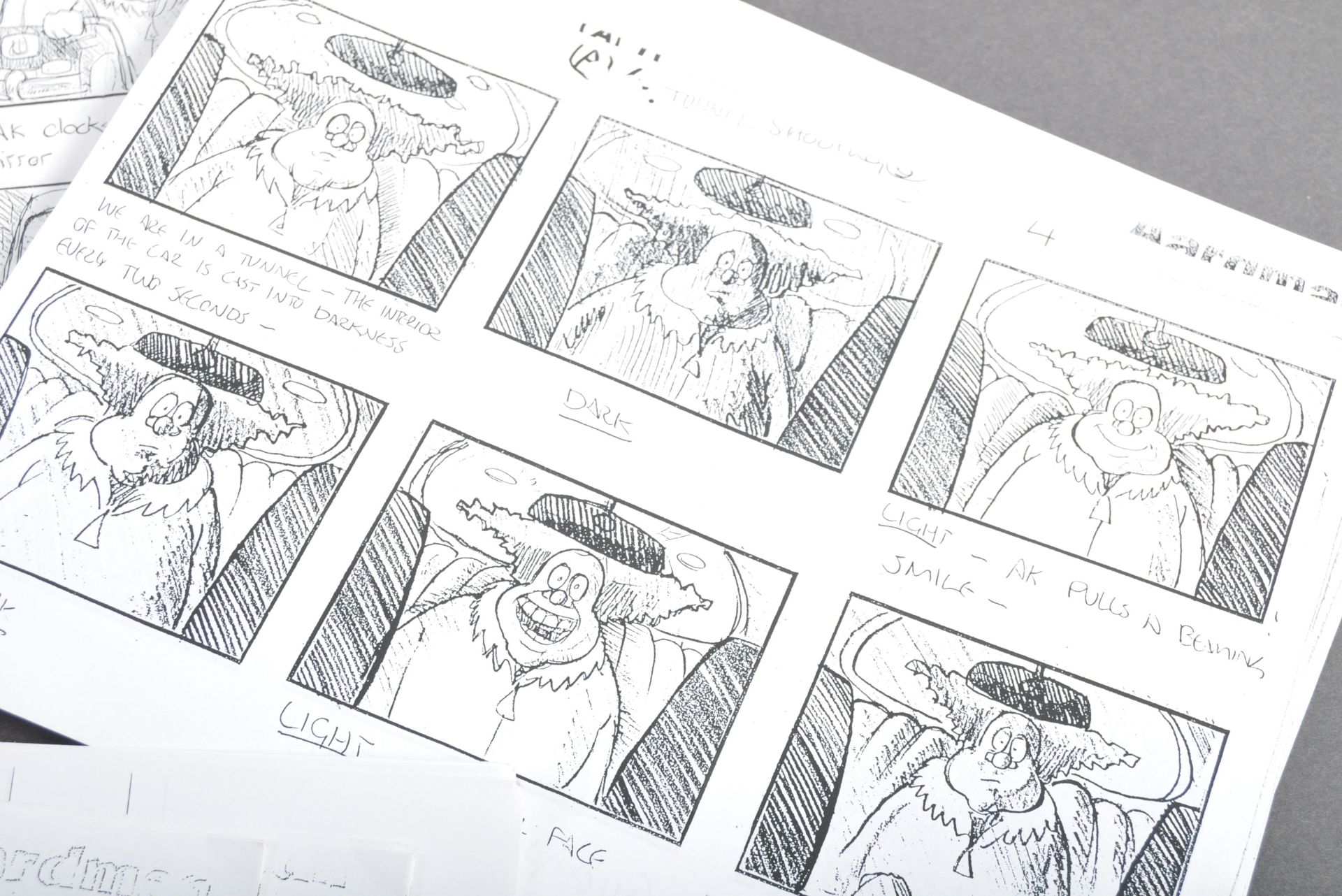 AARDMAN ANIMATIONS - ANGRY KID (1999) - PRODUCTION STORYBOARDS - Image 4 of 7