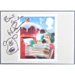 AARDMAN ANIMATIONS - WALLACE & GROMIT - NICK PARK SKETCH AUTOGRAPH CARD