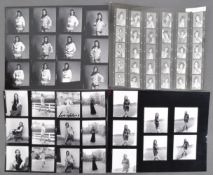 COLLECTION OF VALERIE LEON - PERSONAL CONTACT SHEET PHOTOGRAPHS