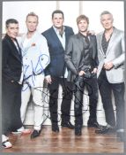 SPANDAU BALLET - RARE FULL BAND SIGNED PHOTOGRAPH