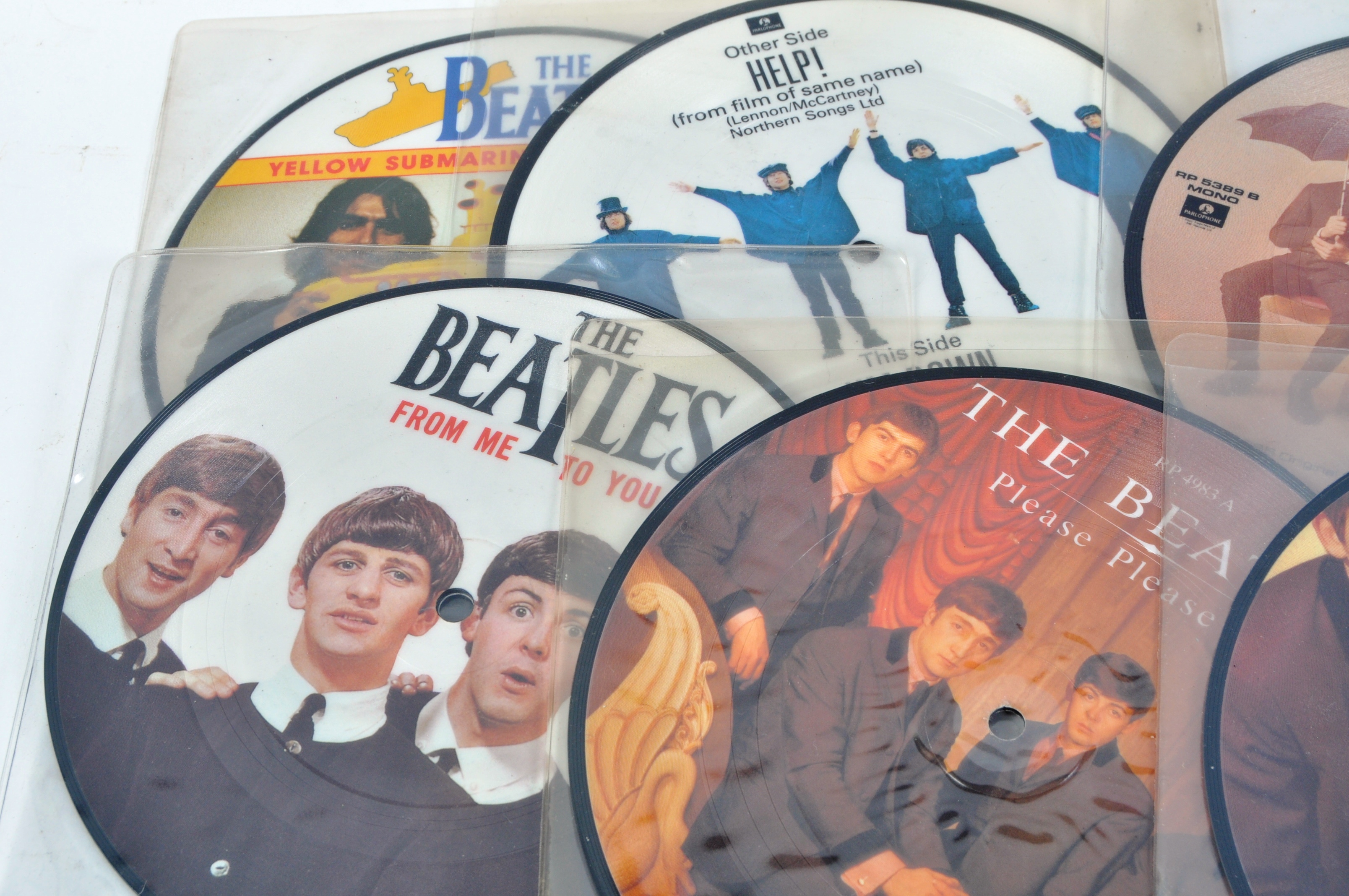THE BEATLES ANNIVERSARY PICTURE DISC - COLLECTION OF 22 SINGLES - Image 2 of 8