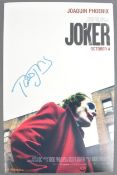 JOKER (2019) - TODD PHILLIPS - SUPERB AUTOGRAPHED POSTER