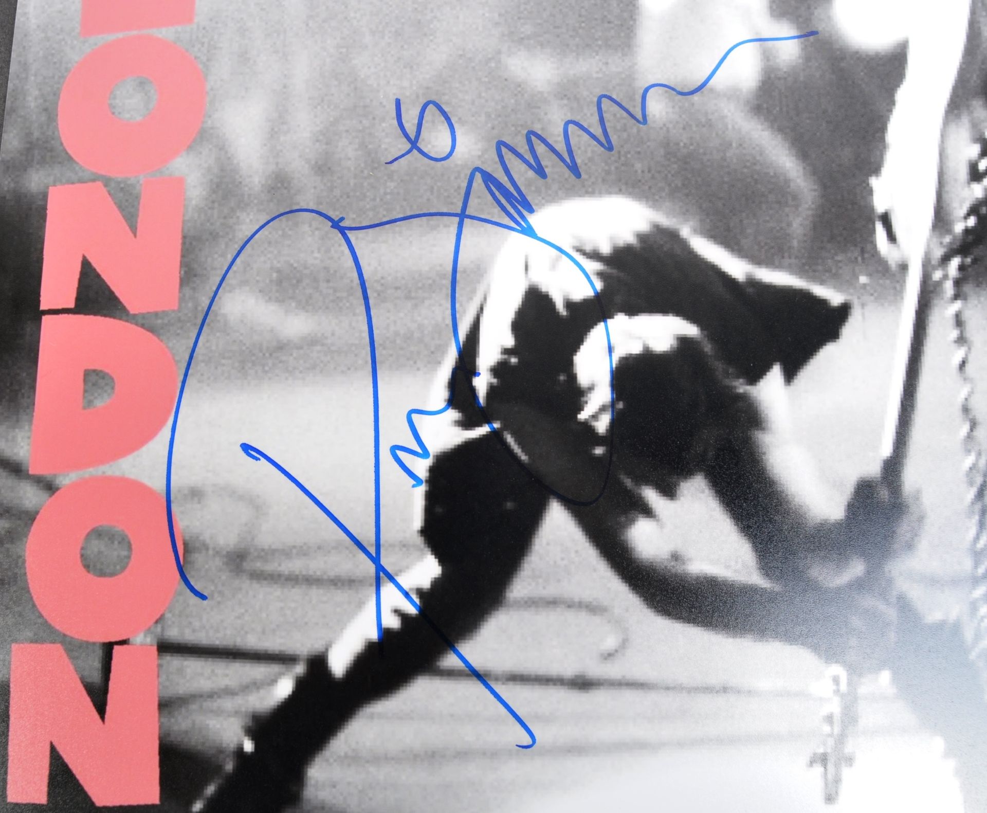 THE CLASH - PAUL SIMONON - AUTOGRAPHED ALBUM COVER - Image 2 of 2