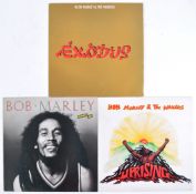 BOB MARLEY AND THE WAILERS - GROUP OF THREE RECORD ALBUMS